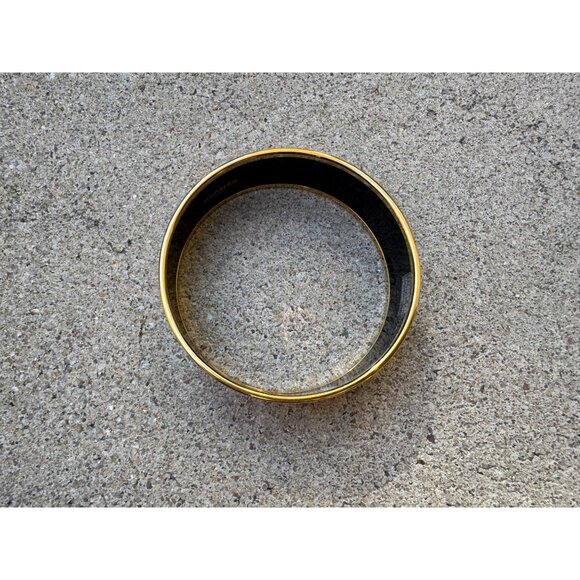 Hermes Bracelet Bangle Cloisonne Rare Enamel Gm Jaguar Quetzal - Picture 11 of 15